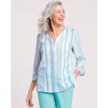 Blair Women's Alfred Dunner® Hyannisport Stripe Shirt - Multi - 3XL - Womens