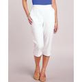 Blair Women's Alfred Dunner® Hyannisport Capris - White - 16W - Womens