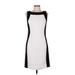 Calvin Klein Cocktail Dress - Midi: White Dresses - Women's Size 8