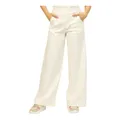 Jijil, Trousers, female, Beige, 2Xs, Cream Wide Leg Cotton Trousers