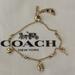 Coach Jewelry | Coach Gold Charm Bracelet. | Color: Gold | Size: Os