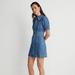 Madewell Dresses | Madewell Denim Puff-Sleeve Mini Dress In Stonehaven Wash | Color: Blue | Size: 14