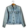 Levi's Jackets & Coats | Levis Jacket Mens Medium Blue Light Wash Button Front Collared Denim Trucker | Color: Blue | Size: M
