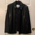 Nine West Jackets & Coats | Nine West Ladies Leather Jacket, Black, Size L | Color: Black | Size: L