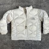 The North Face Jackets & Coats | Infant The North Face 550 Down White Quilted Nuptse Puffer Zip Jacket Sz 18-24 M | Color: White | Size: 18-24mb