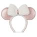 Disney Accessories | Disney Minnie Ears Headband - Pink Sherpa Winter Bnwt | Color: Pink | Size: Os