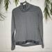 Nike Tops | Nike Dri-Fit Grey Turtleneck Sweatshirt Pullover Size Medium Spell Out Hem | Color: Gray | Size: M