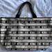 Victoria's Secret Bags | Nwot Victoria’s Secret Canvas Tote/Travel Bag | Color: Black/Silver | Size: Os