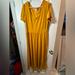 Lularoe Dresses | Lularoe Riley Empire Waist Midi Dress 2xl | Color: Gold | Size: Xxl