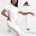 Adidas Pants & Jumpsuits | Nwt Adidas Women Metallic Climacool Tiro 19 Active Training Pants In White Nude | Color: White | Size: Various