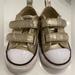 Converse Shoes | Gold Toddler Converse All Star Sneakers Size 6 | Color: Cream/Silver | Size: 6bb