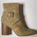 Nine West Shoes | Nine West Women’s Heeled Low Boots; Size 8.5 M | Color: Tan | Size: 8.5