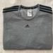 Adidas Sweaters | Adidas Crewneck Sweatshirt | Color: Black/Gray | Size: Xxl