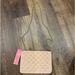 Lilly Pulitzer Bags | Lilly Pulitzer Velvet Quilted Cross Body Purse Pink Gold Pearls Rhinestone Nwt | Color: Gold/Pink | Size: Os