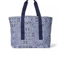 Victoria's Secret Bags | New Victoria’s Secret Paisley Print Reversible Tote | Color: Blue | Size: Os