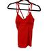 Athleta Swim | Athleta Women's Size Small Tankini Top Multi Strap Crisscross Back Padded | Color: Red | Size: S