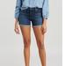 Levi's Shorts | Levi’s Dark Denim Rolled Cuffed 514 Straight Jeans Shorts. Nwt 29x30 | Color: Blue | Size: 29