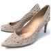 J. Crew Shoes | J Crew Everly Stud Gray Heels Shoes 8 1/2 8.5 | Color: Gray | Size: 8.5