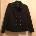 Nine West Jackets & Coats | Nine West Black Double Breasted Blazer | Color: Black | Size: No Tag Approx. Size 10