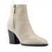 Nine West Shoes | Nine West Neva Women's Ankle Boots, Size 6.5 | Color: Cream/Tan | Size: 6.5