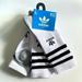 Adidas Underwear & Socks | Adidas Men’s Crew Cushioned Socks 3 Pack Size 8-12 Large White Black Gray | Color: Black/White | Size: 6-12