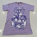 Disney Tops | Disney Nightmare Before Christmas T Shirt Women's M Purple Crew Neck Jack Sally | Color: Purple | Size: M