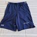 Under Armour Shorts | Mens Under Armour Navy Gray Guidewire Training Shorts M Nwt | Color: Blue/Gray | Size: M