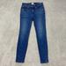 J. Crew Jeans | J Crew Jeans Womens 26 Blue Toothpick 9 Inch Skinny Medium Wash Mid Distressed | Color: Blue | Size: 26