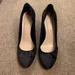 Nine West Shoes | Nine West Black Patterned Heels | Color: Black | Size: 10