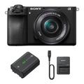 Sony a6700 Mirrorless Camera with 16-50mm Lens and Battery Kit ILCE-6700L