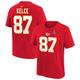 Nike Travis Kelce Red Kansas City Chiefs Super Bowl LVIII T-Shirt mit Spielername und Nummer für Vorschulkinder