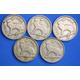 GENUINE 5 Irish Threepences 3d Ireland EIRE, Irish Hare coins, various dates [04/24 28925] SHOP