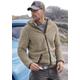 Kapuzenstrickjacke JOHN DEVIN Gr. XXXL (64/66), beige (sand) Herren Strickjacken