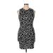 Divided by H&M Casual Dress - Sheath: Black Tortoise Dresses - Women's Size Large