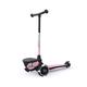 Scoot and Ride SR-96528 Scooter mit 3 Rädern, HIGHWAYKICK 2 Lifestyle – reflektierend, Reflektionsmittel, Rosa