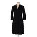 Alfani Cocktail Dress - Shirtdress: Black Dresses - Women's Size 8