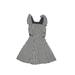 BCBGirls Dress: Blue Checkered/Gingham Skirts & Dresses - Size 10