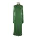 Topshop Casual Dress - Sweater Dress: Green Dresses - Women's Size 12