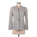 Zara Basic Blazer Jacket: Gray Marled Jackets & Outerwear - Women's Size 6