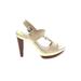MICHAEL Michael Kors Heels: Gold Shoes - Women's Size 8