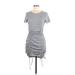 Divided by H&M Casual Dress - Mini: Gray Marled Dresses - Women's Size Medium