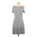 Gap Casual Dress - DropWaist: Gray Marled Dresses - Women's Size Medium