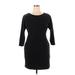 CATHERINE Catherine Malandrino Casual Dress - Sheath: Black Solid Dresses - Women's Size X-Large