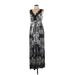 Apt. 9 Casual Dress - Maxi: Black Baroque Print Dresses - New - Women's Size Large