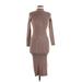 Dress Forum Casual Dress - Midi: Brown Dresses - Women's Size Medium