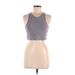 Adidas Stella McCartney Sports Bra: Gray Activewear - Women's Size Medium