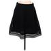 J.Crew Casual Skirt: Black Solid Bottoms - Women's Size 6