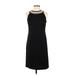 Ann Taylor Factory Cocktail Dress - Shift: Black Dresses - Women's Size 2