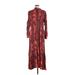 Notes Du Nord Casual Dress: Red Snake Print Dresses - New - Women's Size 42
