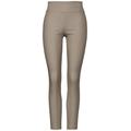 Street One Coated Leggings Damen tuffet beige, Gr. 34, Leggings, Skinny Fit, High Waist mit Legs, Gummibund, Coating Effekt, Kunstleder Optik